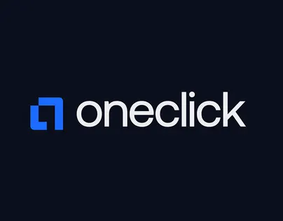 OneClick fintech brand identity by Jakaria Mahmud