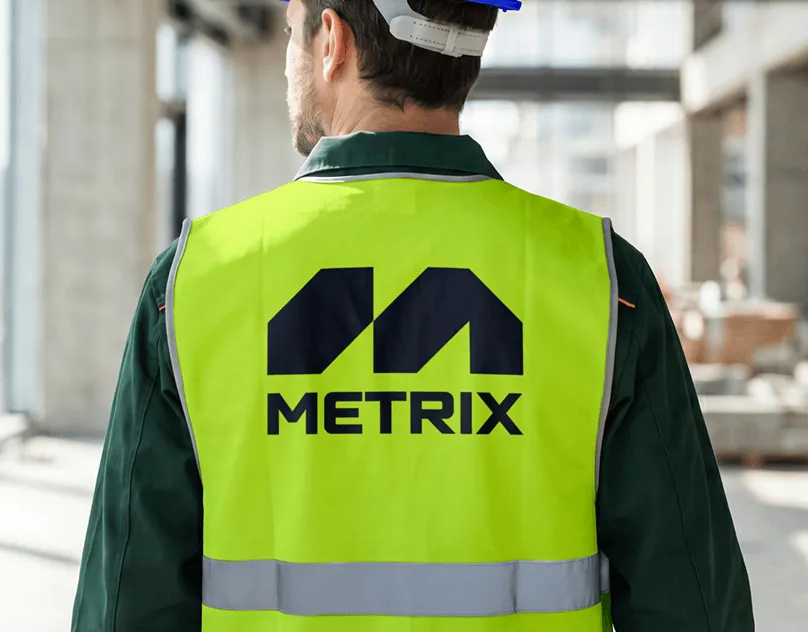 Metrix: construction brand identity by Jakaria Mahmud